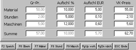 Angebot Erstellen Kalkulation
